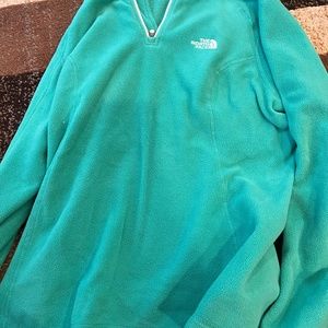 Womens The North Face 3/4 zip fleece
